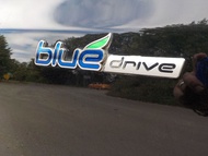 Logo 3D chữ nổi BLUE DRIVE cho xe HYUNDAI