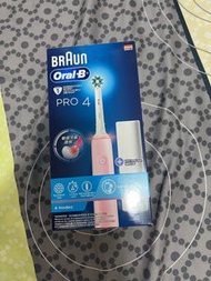 包順豐Oral B Pro 4電動牙刷粉紅色 Braun Toothbrush Pro4