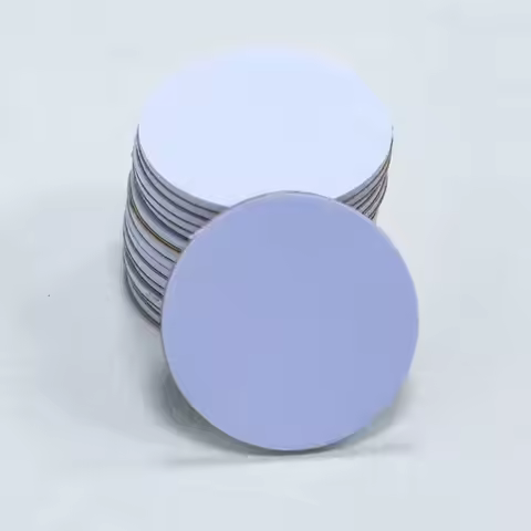Genuine SLIX PVC Coin Card with Adhesive Dia 20mm ISO15693 Smart Tags 13.56MHZ