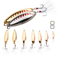 2 Color Mixed Vib Micro Spoon Lure Metal Jig Feather Hook เหยื่อตกปลาช่อน เหยื่อปลอม เหยื่อปลอมตกปลา อุปกรณ์ตกปลา รอกตีเหยื่อปลอม เหยื่อปลา เหยือตกปลา ตกปลา เหยื่อตกปลานิล เหยื่อตกปลา