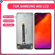 [In stock ]6.4 Inch G8870 Disaply For Samsung Galaxy A8S Lcd Touch Panel Screen Digitizer G887 A9 Pro 2019 Assembly With Tools AQZ3