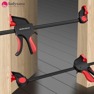Ladysasa 6/8/12in Quick Release F-Style Clamp Adjustable Woodworking Quick-Grip Fixing Clamp Support
