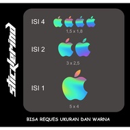 APPLE LOGO STICKER CUTTING APPLE STICKER