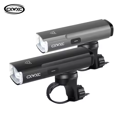 CXWXC 2000LM Wireless Control Bike Front Light MTB Road Bicycle IP66 Waterproof Type-C Charging Head