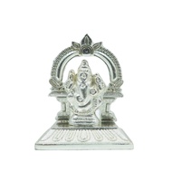German Silver Ganesh  Idol | Statue - Divine India