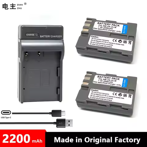 EN-EL3e ENEL3e EN-EL3 ENEL3 EN EL3 EL3a EL3e Battery Charger For Nikon D700 D300S D300 D200 D100 D90
