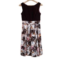 Aimer Dress Sleeveless ivory By color Bordeaux Multi Women Long Direct from Japan Secondhand