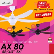 Alpha AX80 5B 56/40 inches DC Remote Ceiling Fan With Remote