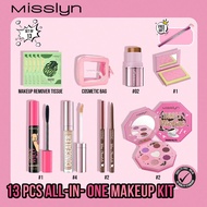 MSSILYN-13PCS All-In- One Makeup Kit, Twinkle Moka Shadow Palette, Shadow Palette, FAKE IT TILL YOU 