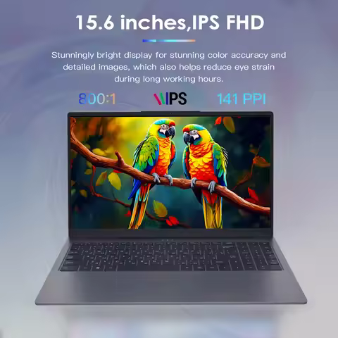 SZBOX 15.6 Inch G156 Laptop Ryzen 7 5825U Fingerprint Notebook Win11 Pro Dual DDR4 RAM NVME SSD Max 