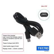 (black) Usb micro cable charger tecno camon 12 (CC7S) - camon 12 PRO (CC9) - camon 12 AIR (CC6 KC3)/