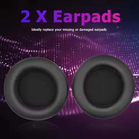 2pcs Over-Ear Soft Foam Earphones Earpads Cover for AKG K52 K72 K92 K240 Headset