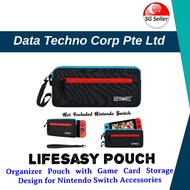 Nintendo Switch Lifeasy Organizer Pouch with Game Card Storage Design For Nintendo Switch &amp; Accessories