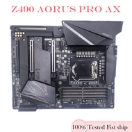 For Z490 AORUS PRO AX Motherboard 128GB HDMI M.2 SATA3.0 LGA 1200 DDR4 ATX Z490 Mainboard Tested
