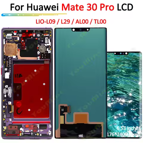 AMOLED For Huawei mate 30 pro LCD Display Panel Touch Screen Digitizer Assembly For Huawei mate30 pr