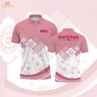 PL-06 DEPED MATATAG POLO UNIFORM FULL SUBLIMATION POLO-Shirt FOR WOMEN AND Men Teacher DEPED BADGE T