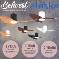 (CLIMATE VOUCHER) Alaska ASPEN III Hugger Ceiling Fan - 38 50 Inch - With Dim 20W LED or Without LED