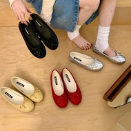 TT Flat Shoes Women's Shoes 2026 Spring Summer Ballet Shoes Black Shoes