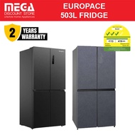EUROPACE ER9503ECDMD / ER9503ECDGGY 503L 4-DOOR FRIDGE | 3 Ticks