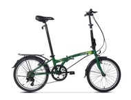 DAHON (ASSEMBLED) DREAM D6 ADULT 6-SPEED 20" FOLDING BIKE - GREEN