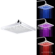 Glowing Color Changing Water-saving Three-color Changing Top Spray Temperature Sensing8030-B18Large 