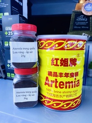 atermia trung quốc lon vàng ấp nở ( chiếc lẻ)  thức ăn dành cho cá 7 màu