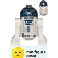 sw1202 Lego Star Wars 75339 75355 75379 75365 75360 - R2-D2 (Droid) Back Printing Minifigure - New