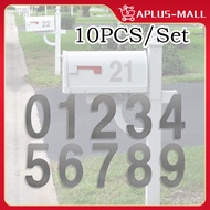 0-9 Stainless Number For House Number Sign Address Number Plate Sign Address /Mailbox Number Sign