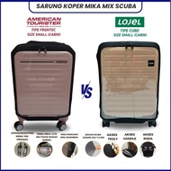 The Cover - Saung koper/koper Protector/Glove koper Mika Mix Scuba Mika Mix Scuba Special American Tourister Frontec Size Small And Cubo Size Small (Cabin)