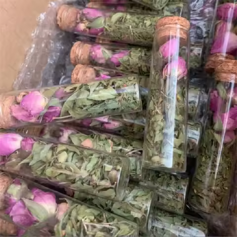 24/50pcs Mini Glass Bottles with Cork Stopper Message Bottles for Wedding Birthday Party Decoration 
