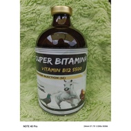 SUPER BITAMINA STRESS FIGHTER VITAMIN B12 5500 (100ml ) free 1ml/cc Syringe