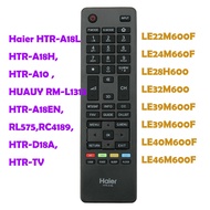 Haier    TV Remote Control HTR-A18H For use LD50U7000 LE48B7500 LE32K6000 LE22M600F LE24M600F LE24M6