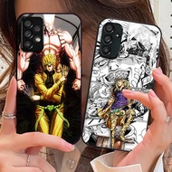 JoJo's Bizarre Tempered Glass Phone Case For Samsung Galaxy A16 A15 A25 A35 A55 A53 A54 A34 A14 A32 