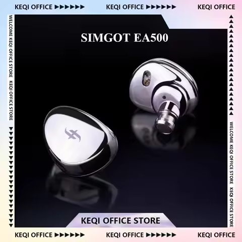 SIMGOT EA500 DSP Wired Earphones HiFi Sound Stereo Music Head Set in Ear Noise Reduction Creative Cu