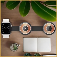 Travel Wireless Charger Wireless Travel Charging Pads 3 Way Charger Smartphone Fast Charger Outdoor 