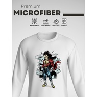 MICROFIBER DRAGON BALL jersey baju pancing muslimah motor sport man long sleeves tshirt lelaki jersi