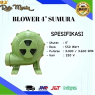 SUMURA Blower Keong Blower Angin Blower Udara Blower Elektrik 4 Inch