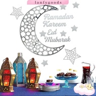 LANFY Wall Sticker, DIY Ramadan Decors Mirror Stickers, Arylic Home Decorations Removable Eid Mubarak Wall Decal