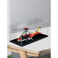 [Transparent Display Box] Airbus H175 Rescue Helicopter Acrylic Display Box Suitable for 42145 Anti-