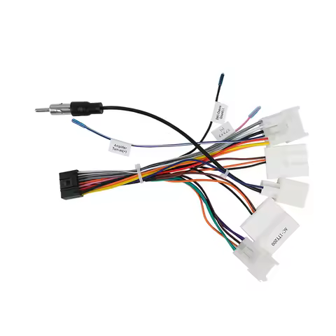 16 Pin Wiring Harness Cord Line Adapter 16Pin Cable for Select Toyota Model, Fit for ATOTO A5, A6 PF