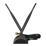 2.4G/5G Dual-Band Antenna with 6.5Ft Extension Cable 6DB Magnetic Base Wireless Network Card WIFI SM