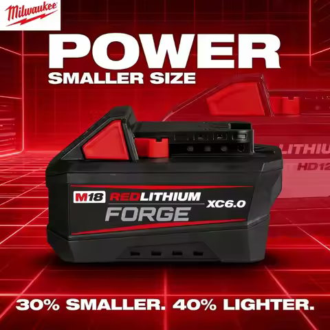 Milwaukee M18 18V XC 6.0Ah 8.0Ah Replacement Lithium Battery | For 48-11-1815 48-11-1850 2604-22
