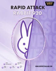 (แถมฟรีเอ็น+ซองใส่ไม้) ไม้แบดมินตัน VENSON รุ่น Rabbit 920 / 4U