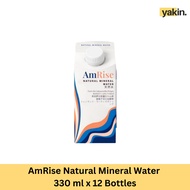AmRise Natural Mineral Water (Bottled in Lahti Finland) 330 ml x 12 Bottles