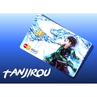 (BUY 1 FREE 1) ATM CARD BANK STICKER SKIN DEMON SLAYER