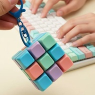 Fidget Toys 1/3/9 Keys Keyboard No Lights Toy Keychain Stress Relief