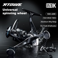 BEARKING RTBLUE A8 reel Double Handle 1000-6000 model Fishing Reel Spinning Reel MaximumResistance 1