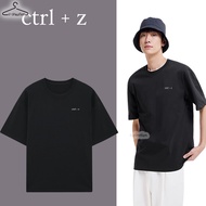 Ctrl Z Life Undo Tee Trendy Streetwear Vibe Typography Minimalist Unisex Cotton Tee Graphic T-Shirts
