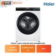 Haier Front Load Washer HW80-BP12929 8KG Super Inverter HW80BP12929 Mesin Basuh