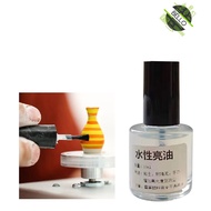 Clay Varnish Water-based Bright Oil Dust Proof Brightening Air Dry Polymer Clay 10ML